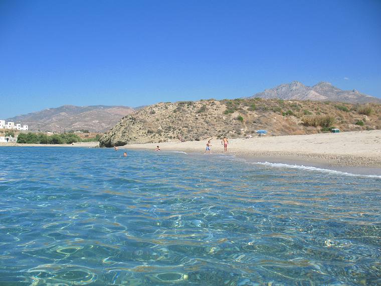 Eggares and Amitis Beach in Naxos